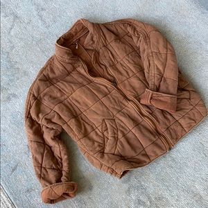 free people dolman quilted jacket